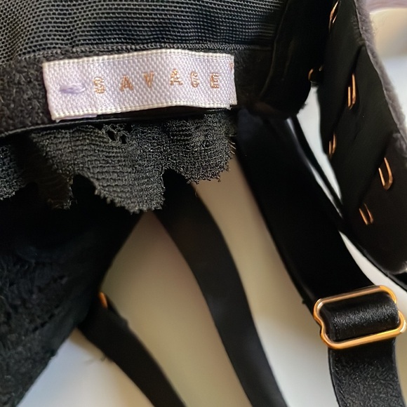 Savage X black lace underwire bra size 34DDD - Picture 7 of 7